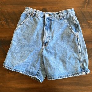 Vintage High Waisted Mom Jeans Denim Shorts